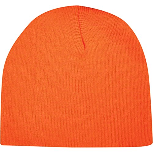 Generic Merchandise Neon Hunter Orange Blaze Knit Beanie Stocking Cap Winter Hat Unisex