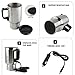 vinmax Stainless Steel Travel Coffee Mug Cup Vacuum Insulated Travel Mugs for Heating Water, Coffee, Milk and Tea, 12V,16 Ounce