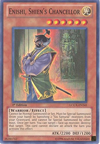 Yu-Gi-Oh! Enishi, Shien39;s Chancellor (LCGX-EN241) - Legendary Collection 2 - 1st Edition - Super Rare