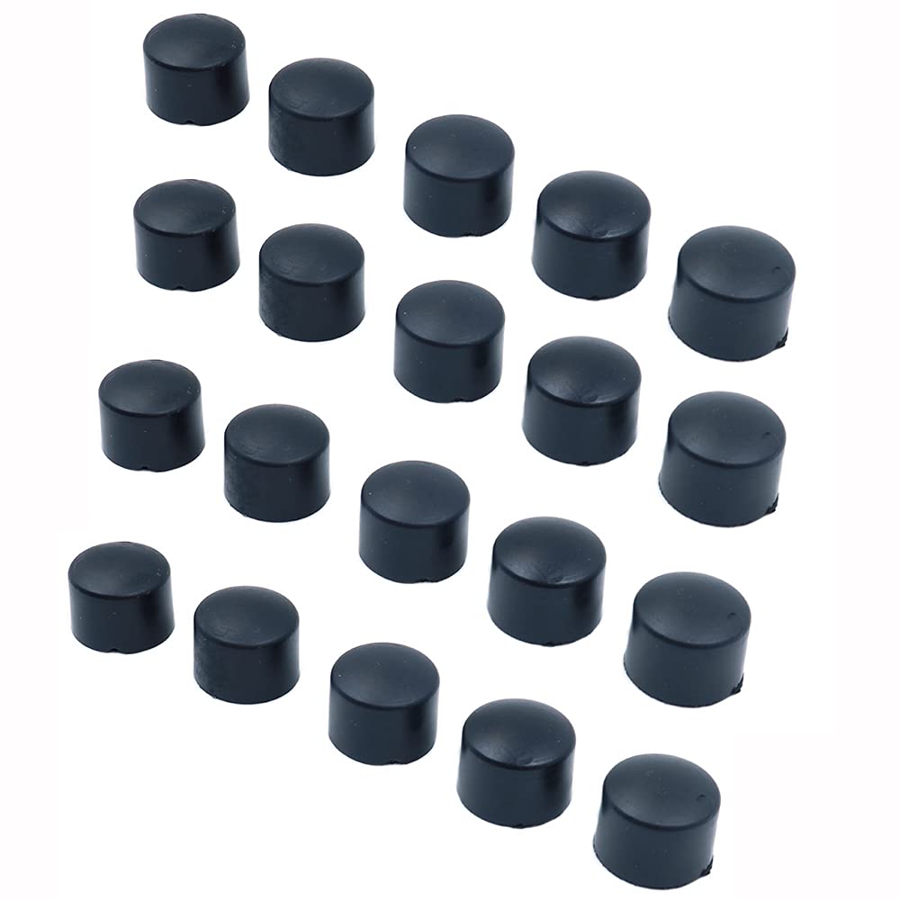 ANCLLO 20pcs 16mm Hardware Skateboard Longboard Truck Replacement Pivot Cups for 4-5.25 inch Long Board Trucks