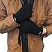 Mens 3m Black Thinsulate Thermal Lined Winter Gloves (Large/Extra Large)