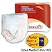 Premium Overnight Disposable Absorbent Underwear Quantity: Medium - Pack of 18