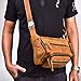 Jack&Chris Leather Fanny Pack Hip Bum Waist Pack Bag for Men&Women, 1804-7