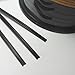 Anyumocz 1000 pcs 5 inches Plastic Black Twist Ties for Party Cello Candy Bags Cake Pops (Black)