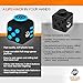 Fidget Cube by FidgyFidge | Anti-Stress Cube, Anxiety Toy, ADHD Fidget Toy for Better Focus and Stress Relief (Blue)