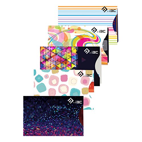 Credit Card Sleeves, I3C Anti Theft Credit Card RFID Blocking Sleeves Protector Passport Holder Sleeves 5 Credit Card Sleeves, 1 Passport Sleeves