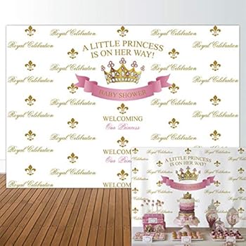 Amazon Com Mehofoto Welcome Little Princess Baby Shower Party