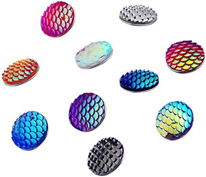 ZARABE Mix Snap Buttons Fit Snap Bracelet Light Multicolor Scales 18mm-10PCs