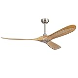 Sofucor 60 Inch Ceiling Fans No Light Modern