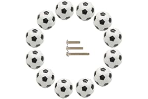 ESreake Heavy Ceramic Soccer knobs Football Knobs, 12 Pack Ball Sports Party Theme Children and Baby Home Decor Drawer Knobs Pulls Handles for Dresser Cupboard Wardrobe Cabinet Kitchen (12, Soccer-w)