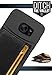 Smartish® Galaxy S7 Edge Wallet Case - Q Card CASE [Samsung Slim Protective Kickstand Grip Cover] - Wallet Slayer Vol.2 (CM4) - Black Onyx