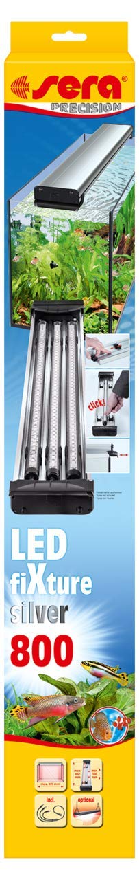 sera LED Fixture 800 Silver - Attachment Lamp for LED Tubes