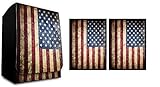 Max-Pro 1 USA AMERICAN FLAG Deck Box and 100 Shuffle-Tech Sleeves Iconic Flags Collection (fits Magic / MTG, Pokemon Cards) AMERICA by Max Protection