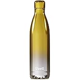 S'well Stainless Steel Water Bottle, 25oz, Yellow Gold Ombre, Triple Layered Vacuum Insulated Containers Keeps Drinks Cold for 48 Hours and Hot for 24, BPA Free, Perfect for On the Go