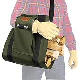 WoodOX Sling - The World's Most Ergonomic Firewood, Kindling, and Log Carrier - Designed in Vermont by LogOX and Made in USA (Patent Pending)