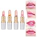 4pcs Jelly Lipstick Lip Balm Moisturizer Magic Temperature-changed Flower Nutritious Waterproof