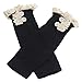Binmer(TM)Little Girl Leg Warmers Children Socks Fashion Straight Tube Boot Cover (Black)