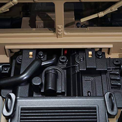 Delili 4WD RC Geländewagen,2.4Ghz Ferngesteuerter Militär-LKW, RC LKW Buggy Für Kinder Im Alter Von 6-14 Jahren – Bild 5