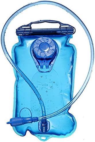 Hydration Bladder Water Reservoir Pack with Tube for 2 Liter Backpack System (Cycling, Climbing, Hiking). Large Opening Easy to Clean, BPA Free, Durable Health Bag (Blue, 2L / 70 Oz)