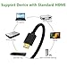 UGREEN HDMI Cable Right Angle 4K 90 Degree HDMI Cord High Speed Down Angle HDMI 2.0 Cable, 4K@60Hz HD 3D 1080P ARC Compatible for Laptop Monitor Nintendo Switch 2 Xbox PS5 PC TV 3.3FT