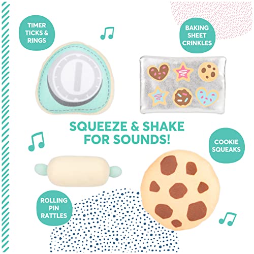 GUND Baby GUND My First Baking Plush Playset with Sounds, Rattle