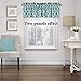 Flamingo P Moroccan Valance Curtain Short Window Treatment for for Kitchen Living Dining Room Bathroom Kids Girl Baby Nursery Bedroom (Teal - 52