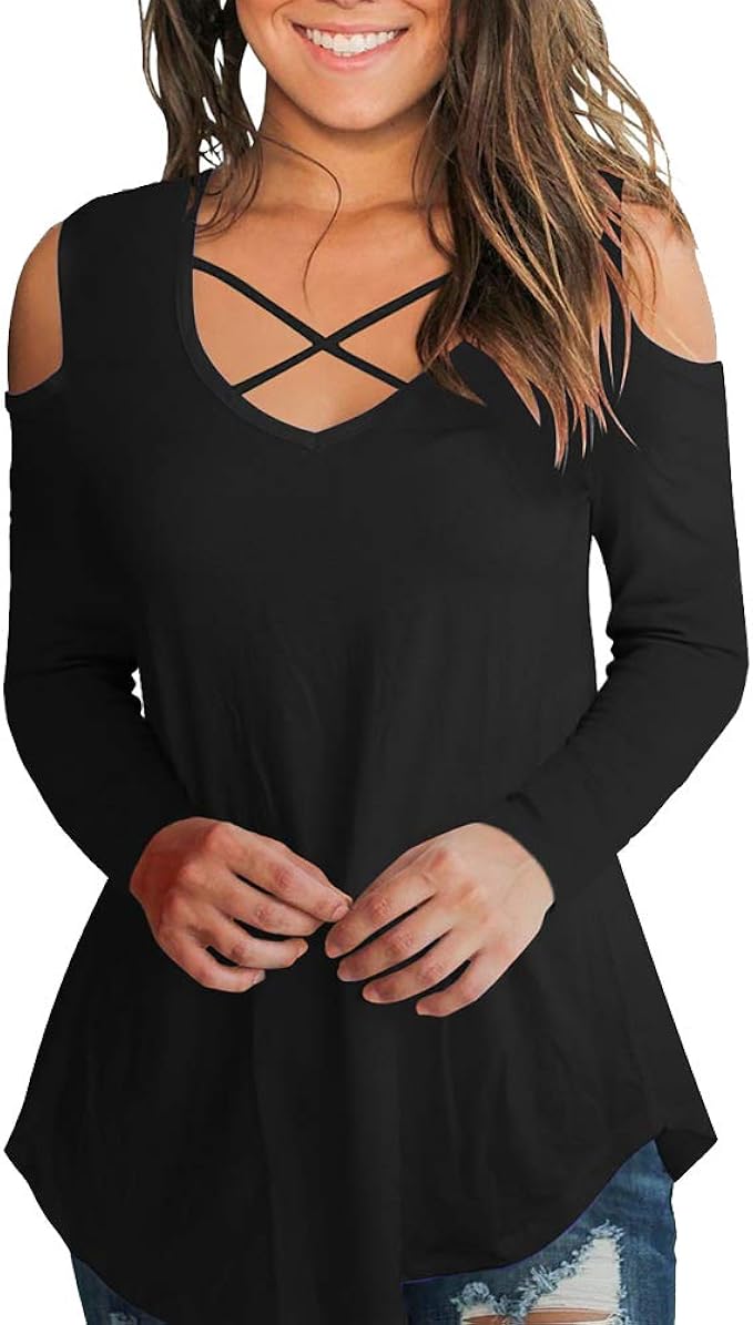 cold shoulder top amazon