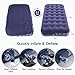 Inflatable Twin Air Mattress with Pump & Pillow - Comfort Single Blow Up Airbed with Patch Kit as Camping Air Mattresses, Portable Air Bed for Guests/Family/Outdoor, Holiday Present for Men/Women