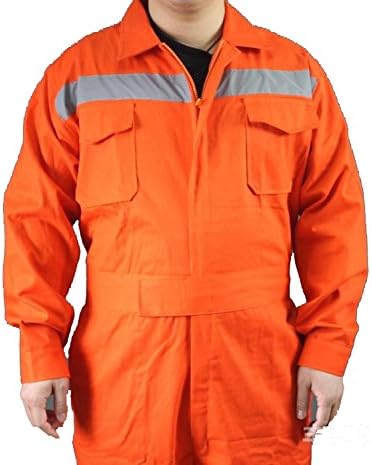 Decalon Unisex Long-Sleeve Basic Cotton Work Coverall