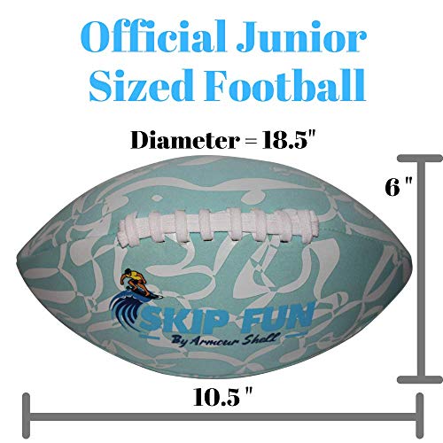 image for Armour Shell Glow in The Dark Football - Outside Water Summer Fun for 