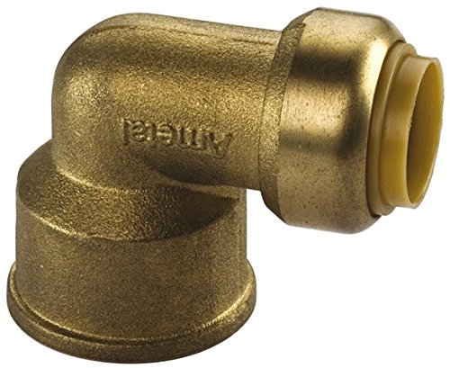 Copper Plug Fitting Tectite Transition Angle 90° with Internal Thread 22 mm x Rp3/4 Inch Pack of 5