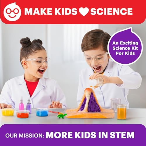 Doctor Jupiter Toy Science Kit for Boys & Girls Ages 7-8-9-10-11-12-13-14 | Birthday Gifts for 7+ Year Old Kids | Learning & Education toys, 50+ Experiments | Science Kits for Kids Ages 8-12, Birthday Gift Ideas for Boys & Girls 8, 9, 10, 11, 12 Year Olds, STEM Educational Toys