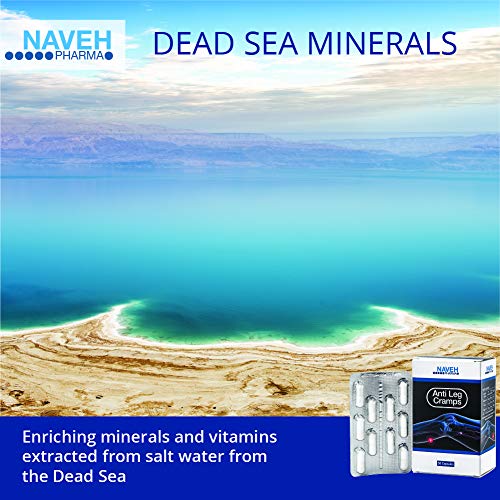 Anti Leg Cramps Magnesium Supplement for Muscle Pain Relief, Nocturnal Leg Cramps, Pregnancy Cramps, Calf Cramps, Cramps in Feet, Charley Horse – Natural, Proven Remedy by Naveh Pharma, 50 Capsules