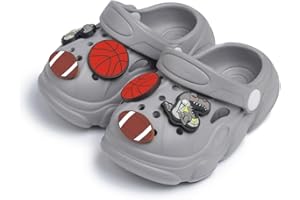 Casazoe Toddler Garden Clogs Boys Girls Cute Water Sandals Kids Slip on Beach Shoes Lightweight Indoor Outdoor Play Shoes Children Comfort Slippers Slides