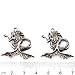 15pcs Antique Silver Color Mermaid Alloy Fit Handmade Findings Crafts Jewelry Making Charms