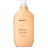 method Body Wash, Energy Boost, 28 fl oz | Soothing Formula, Leaves Skin Feeling Soft &amp; Moisturized, Made Without Parabens, Notes of Citrus, Ginger &amp; Sea Buckthorn