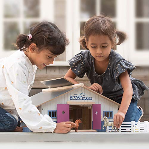 Breyer Horses Farms Deluxe Wooden Playset 19 Piece Playset 2