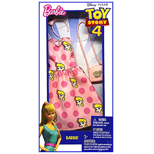 Barbie Toy Story 4 Doll Clothes Dress, Purse & Hair Piece