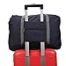 Travel Bag with High Capacity Foldable Storage Duffle Bag for Men Women (Dark Blue-waterproof)