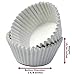 Katgely Disposable Large Size Mini Cupcake Baking Cups Liners - Bottom Liner Diameter 1.5 Inches - 500 Per Pack