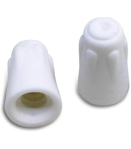 Dicio Ceramic Wire Connectors Easy-Twist 50 PCs,Medium Wire Cap Porcelain Wire Connector Heat Resistant Electrical Connectors 22-10 AWG Ceramic Wire Connectors Nuts For Oven
