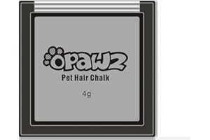 OPAWZ Pet Hair Chalk, Temporary Dog Hair Dye, Washable Pet Hair Dye, Pet Safe Dye for Creative Grooming (Gray)