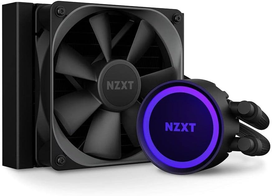 NZXT Kraken 120 RL-KR120-B1 AIO RGB CPU Liquid Cooler Black