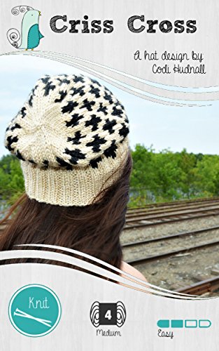 Criss Cross Slouchy Beanie Hat Knit Pattern Hipster S