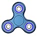The Anti-Anxiety 360 Spinner Helps Focusing Fidget Toy [3D Figit] Tri-Spinner EDC Focus Toy for Kids & Adults - Best Stress Reducer Relieves ADHD Anxiety Boredom Metal Bearing (Blue)