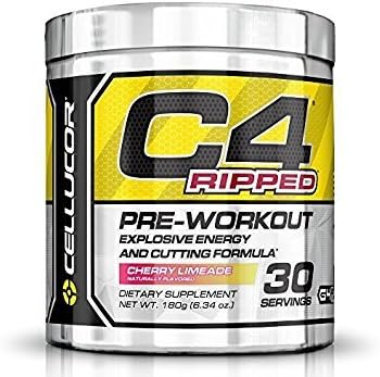 Cellucor C4 Ripped Preworkout, Cherry Limeade 30 serv