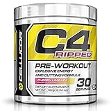 Cellucor C4 Ripped Preworkout, Cherry Limeade 30 serv
