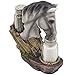 White Stallion Salt and Pepper Set with Decorative Spice Rack Holder Pony Sculpture for Stud Farm Decor and Rustic Country Western Dining Room Table Decorations As Gifts for Horse Lovers