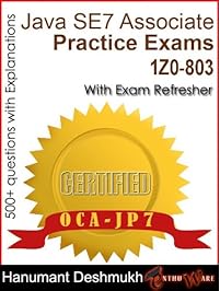 OCAJP Oracle Certified Associate Java SE 7 Programmer Practice Exams
