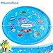 Jozo Outdoor Sprinkler Toys for Kids and Toddlers 68'', Outside Splash Pad Water Toys for 2 3 4 5 6 7 8 9 Year Old Boys and Girls